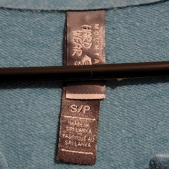 Mountain Hardwear Sweatshirt Athletic Long Sleeve V-neck Size Small - Picture 3 of 5